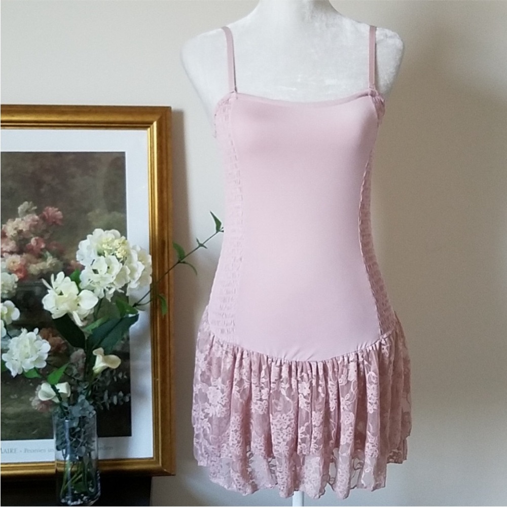 Intimately Free People Ballet Slip with removable straps Sz S